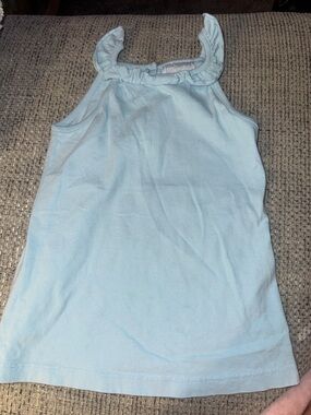 Little English size 4 Light Blue Ruffle Strap Tank Top